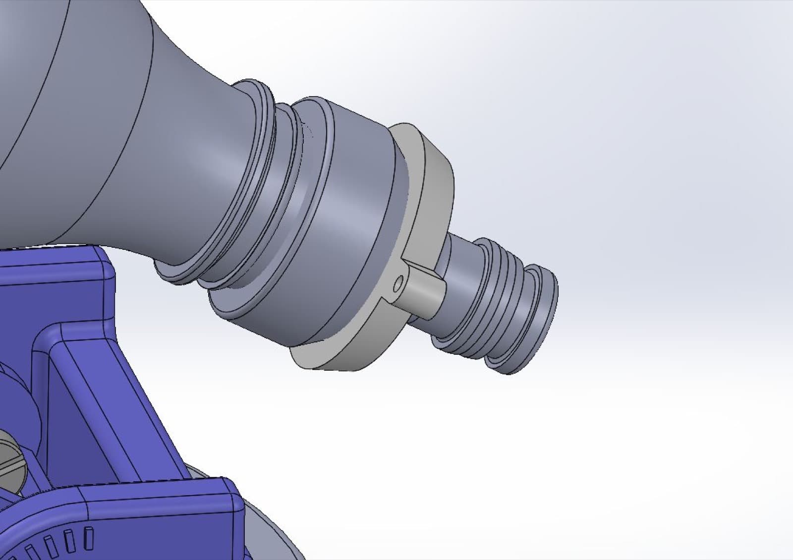 Bottle neck and quick connector
